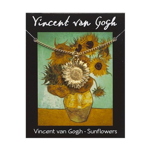 VGSPG   Van Gogh Sunflower Pendant - Gold Plated Westair